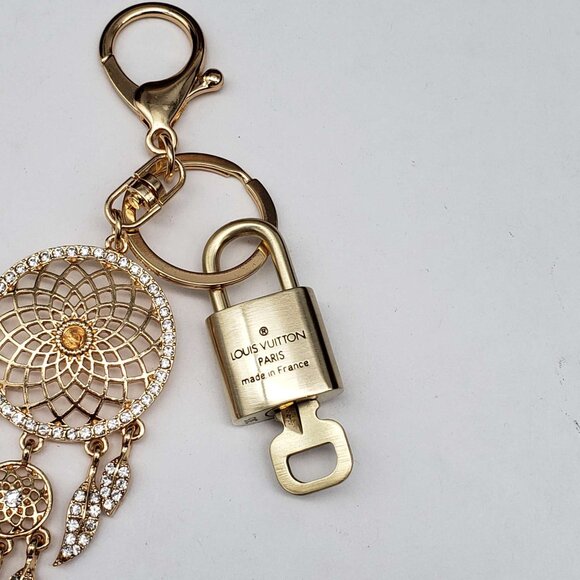 Authentic Louis Vuitton Lock & Key with unbranded Bagcharm, Keycharm, Keychain - Picture 5 of 7